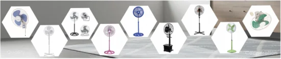 Ventilador elétrico de parede para resfriamento Personalização básica Personalização de amostra Ventilador elétrico Ventilador DC Ventilador de teto Ventilador elétrico Ventilador de pedestal Caixa Ventilador de mesa Ventilador de parede